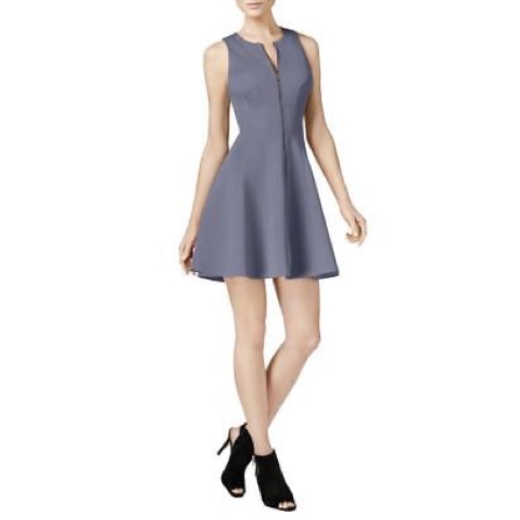 Bar III Dresses & Skirts - ▪️Beautiful grayish purple zip up dress▪️